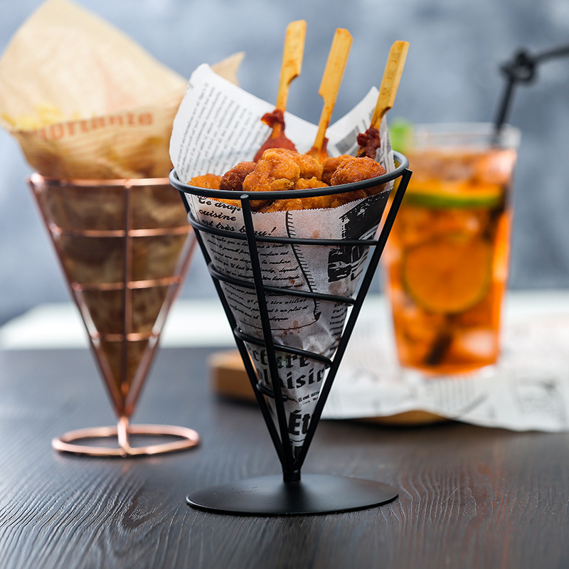 Sauce Dipping Cup - 스테인리스 스틸 프렌치 프라이 스탠드, 스낵