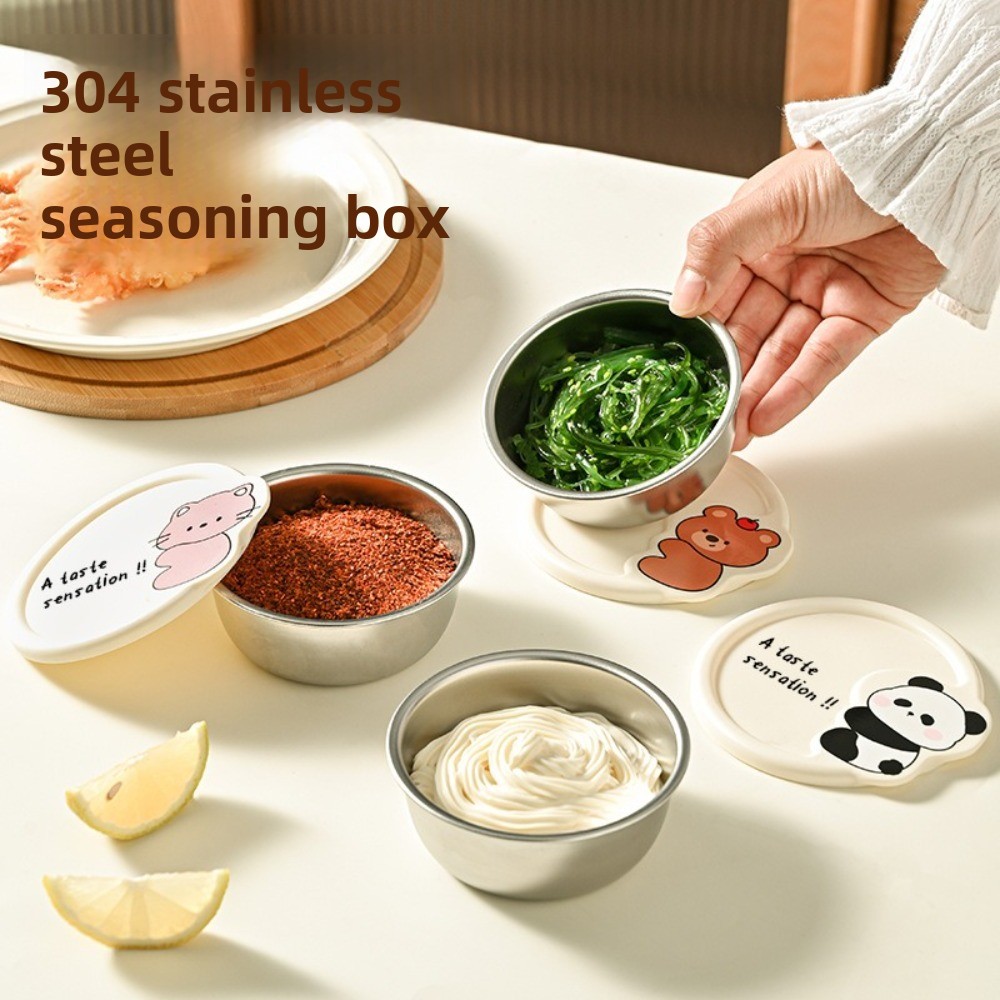 새로운 재사용 가능한 소스 컵 304 스테인레스 스틸  - Sauce Dipping Cup 리뷰 및 가격