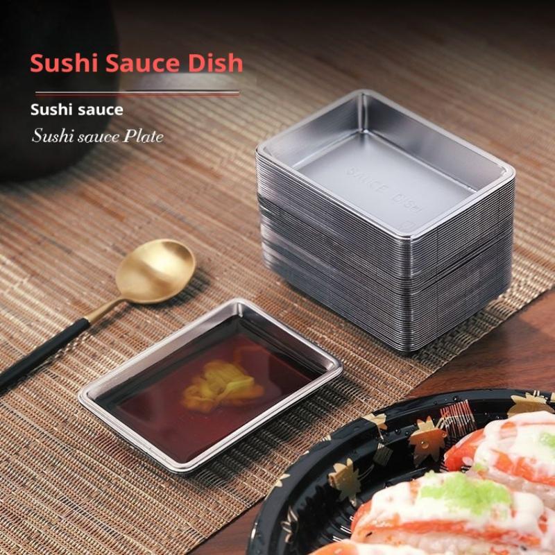 100Pcs 일회용 소스 접시 스시 조미료 트레이 플라 - Sauce Dipping Cup 리뷰 및 가격