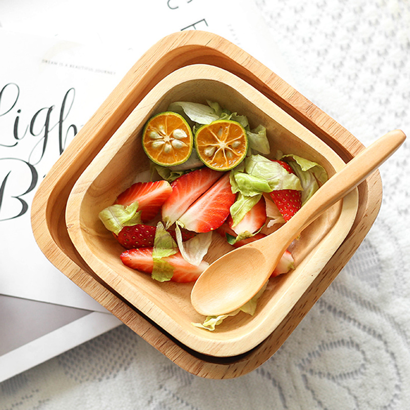 대형 사각 나무 그릇, 과일 샐러드 그릇, 작은 나무  - Meal Prep Bowl 리뷰 및 가격