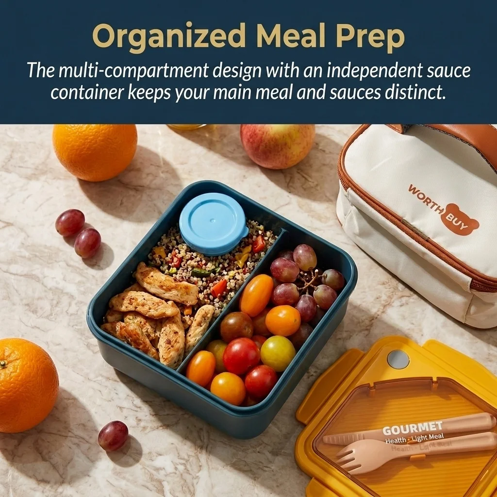전자레인지 사용 가능, 누수 방지 기능이 있는 플라스틱 - Meal Prep Or Prep Meal 리뷰 및 가격